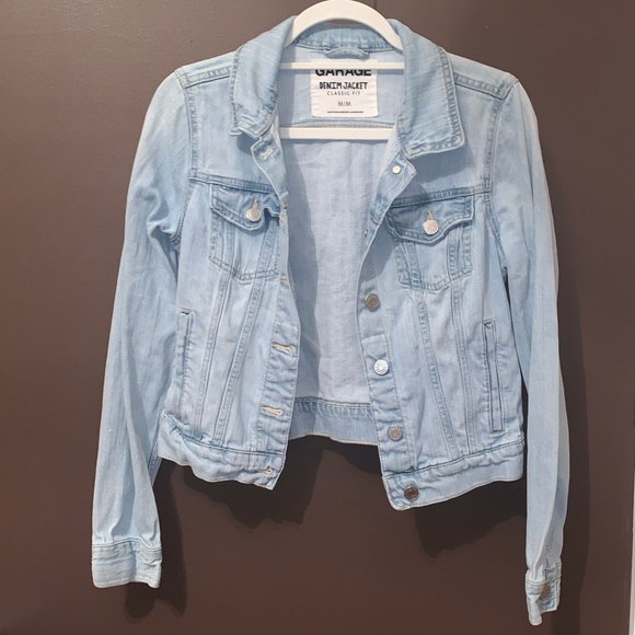 Garage Light Wash Demin Jacket Classic Fit - Picture 2 of 6